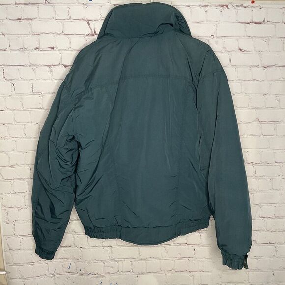 Vintage The North Face Mens Medium Winter Puffer Green/Teal Pockets ZipUp Jacket - Picture 6 of 6